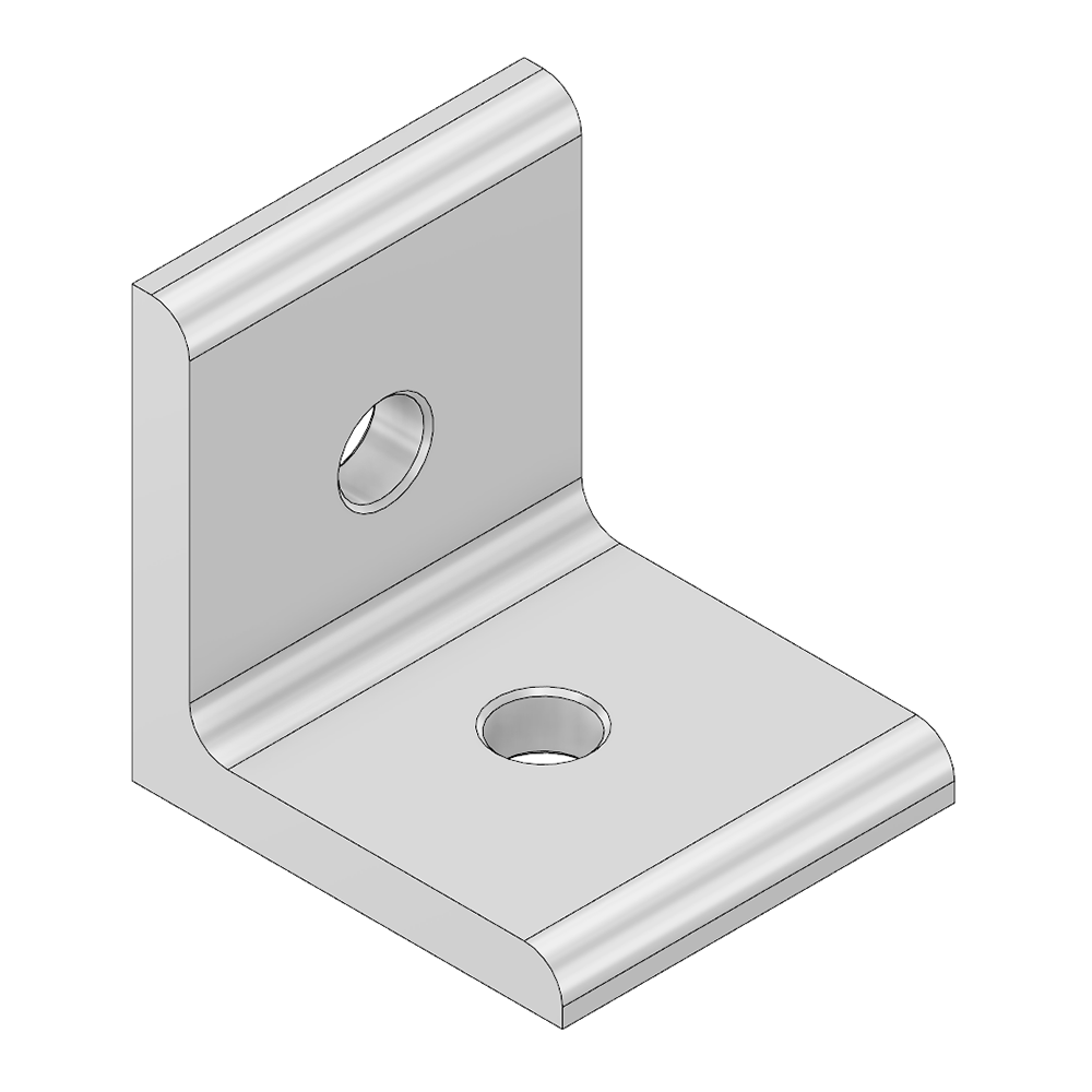 40-510-3 MODULAR SOLUTIONS ANGLE BRACKET<BR>45MM TALL X 45MM WIDE